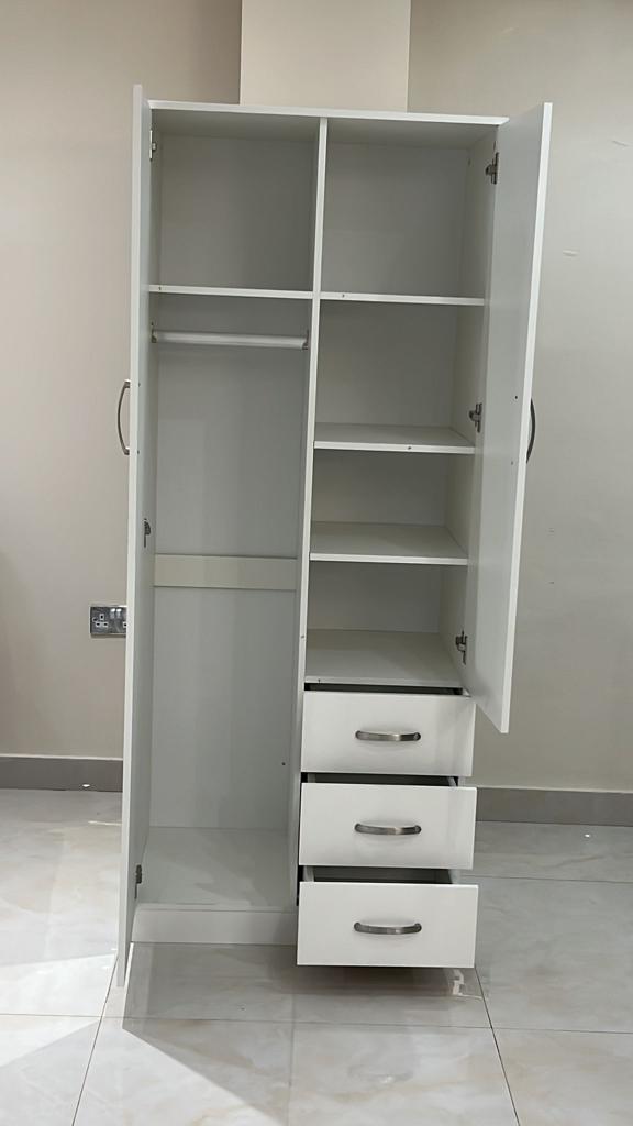 Modern 2-Door Wardrobe