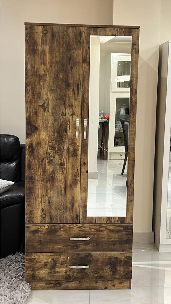 Modern 2-Door Wardrobe