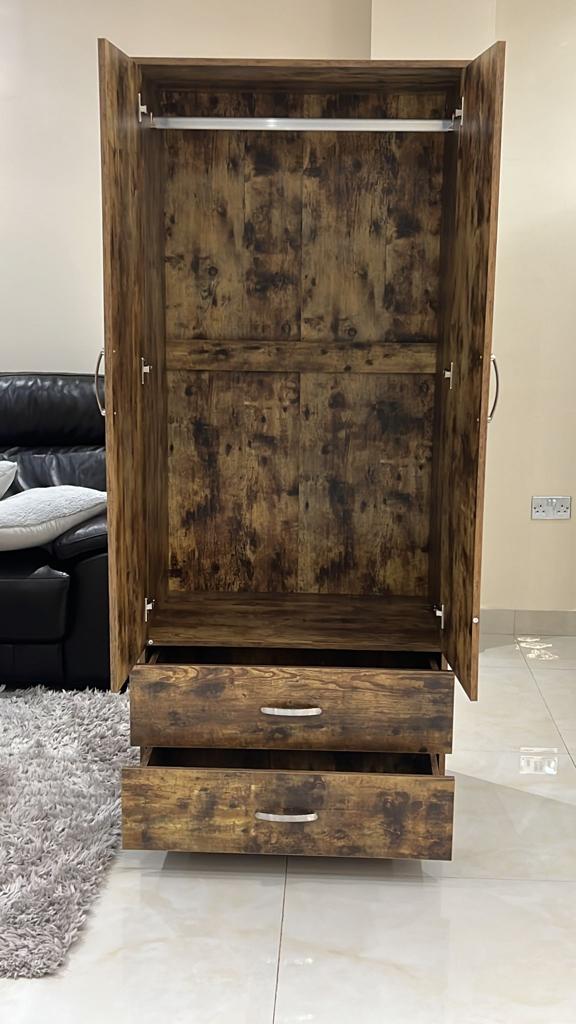 Modern 2-Door Wardrobe