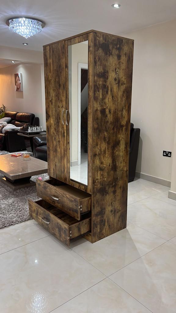 Modern 2-Door Wardrobe