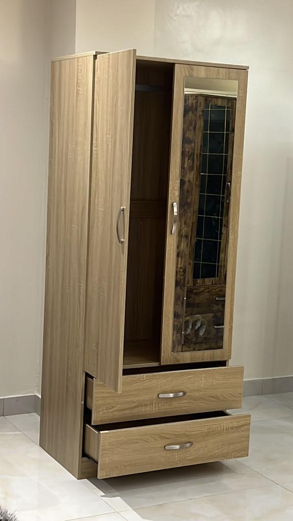 Modern 2-Door Wardrobe