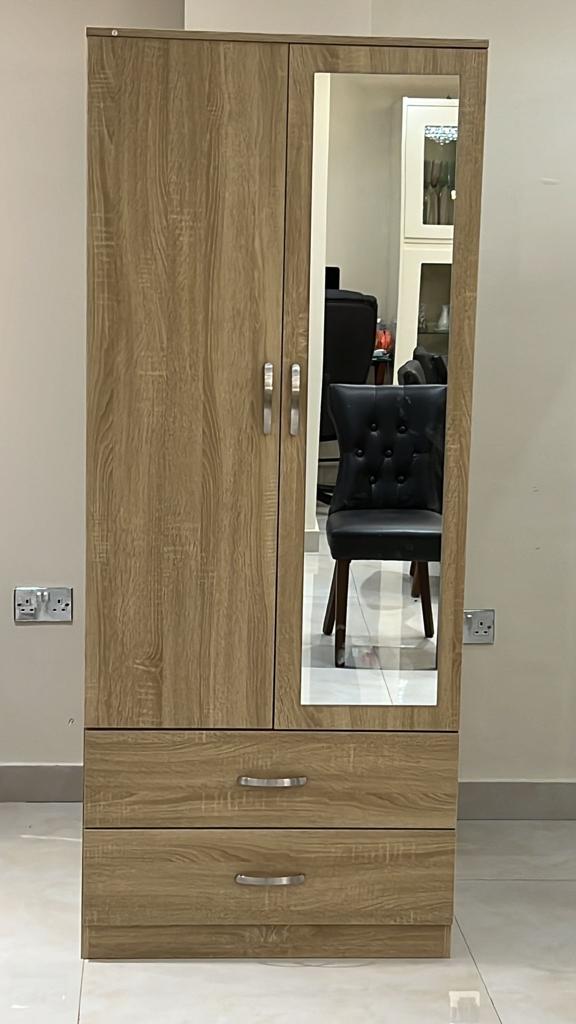 Modern 2-Door Wardrobe
