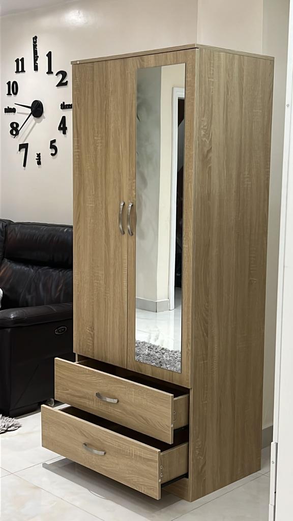 Modern 2-Door Wardrobe