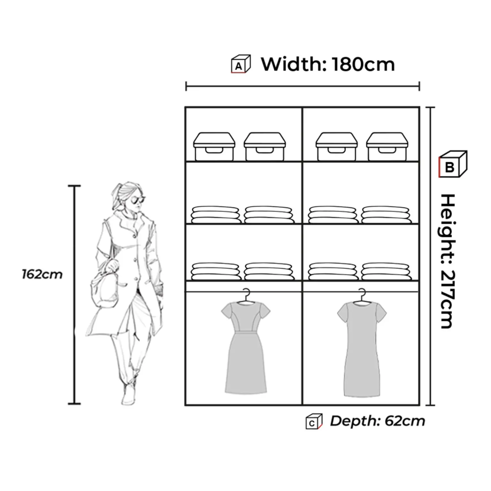 Nicole Sliding Wardrobe