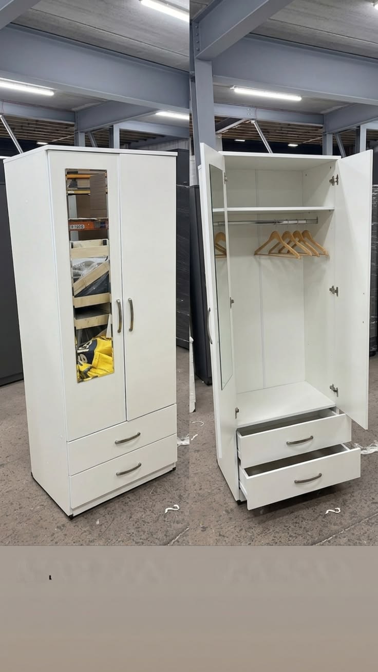 Modern 2 Door Wardrobe