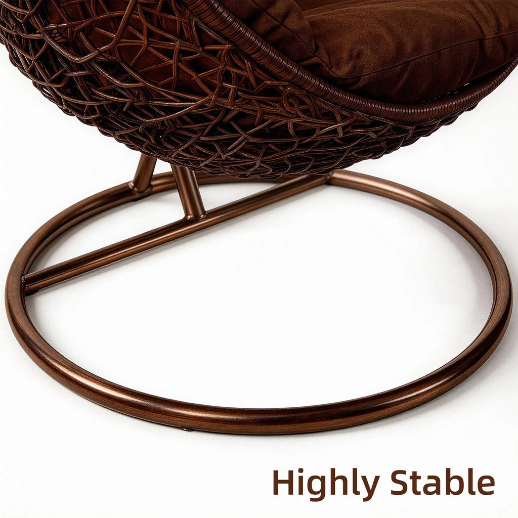 Large Hanging Egg Chair with cushion